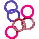 Purple, Red, Neon Pink