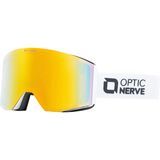 Quandary White Frame/Red Mirror Lens