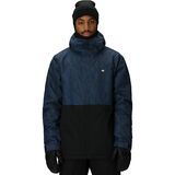 Navy Fractured Colorblock