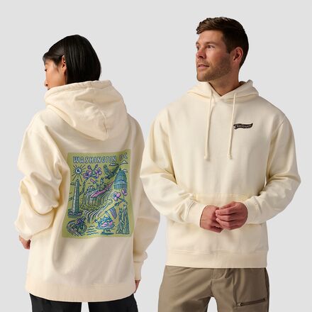 Washington DC Poster Hoodie