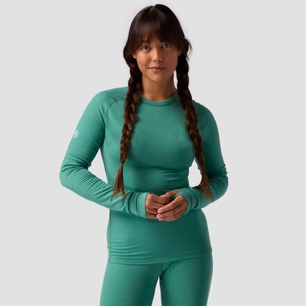 Cedars RWS Merino Lt-Wt Baselayer Crew Top - Women's