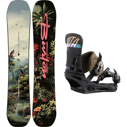 Custom Snowboard + Malavita Re:Flex Binding