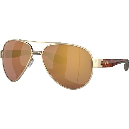 Costa - South Point Polarized 580G Sunglasses - Brushed Gold/Gold Mirror 580G