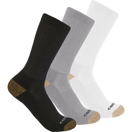 Midweight Synthetic Blend Crew Sock - 6-Pack - Men's