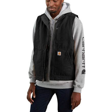 Sherpa-Lined Mock-Neck Vest - Men's