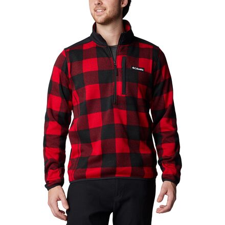 Sweater Weather II Printed 1/2-Zip Fleece - Men's