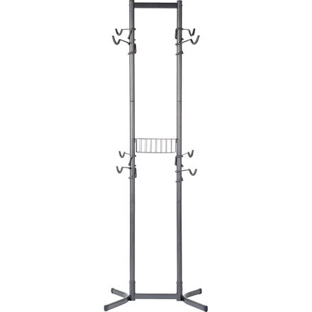 4-Bike Free Standing Rack With Basket