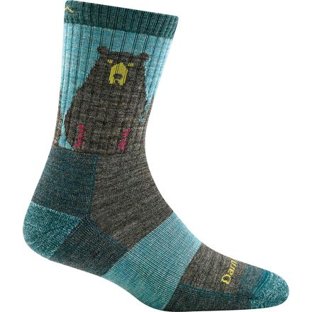Bear Town Micro Crew Light Cushion Sock - Women's