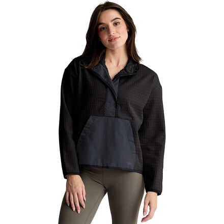 Gridback Fleece Snap Pullover - Women's