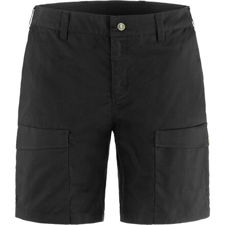 Fjallraven - Abisko Hybrid Trail Short - Women's - Black
