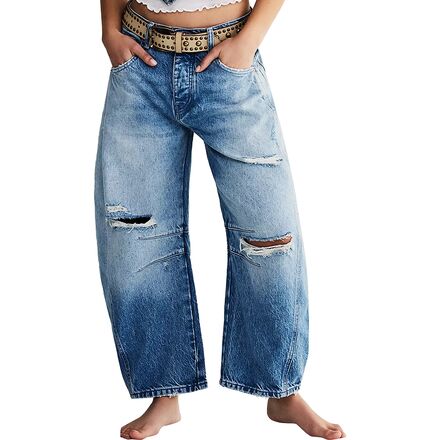 Free People - Good Luck Mid Rise Barrel Pant - Women's