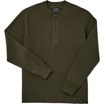 Waffle Knit Henley - Men's