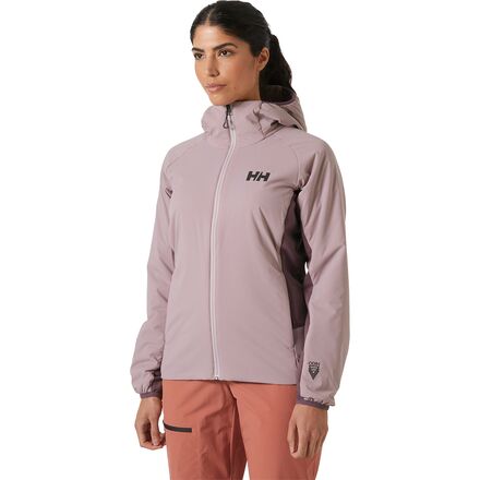 Helly Hansen - Odin LT Stretch Ins Hood 2.0 Jacket - Women's - Purple Clay