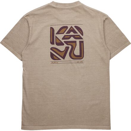KAVU - Cubed T-Shirt - Men's - Buff