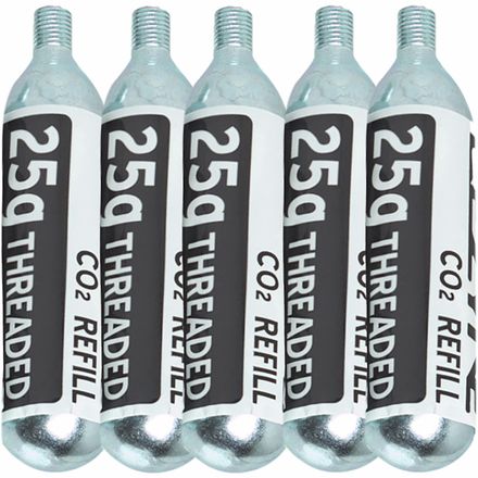25G Threaded CO2 Cartridge - 5-Pack Refill