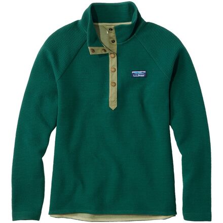Lakewashed Double-Knit 1/4 Snap Pullover - Women's