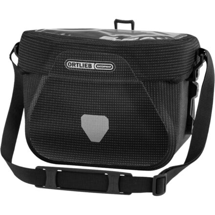 Ortlieb - Ultimate Six High Visibility 6.5L Pannier - Black Reflective