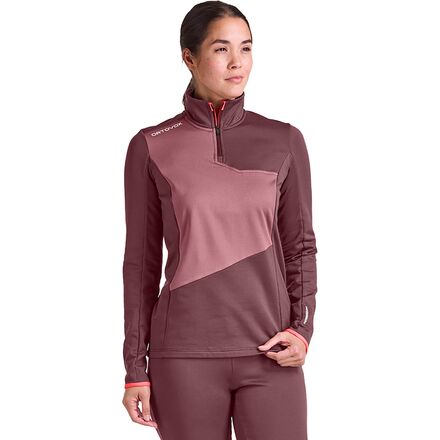 Fleece Light Zip Neck Top - Women's