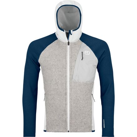 Ortovox - Fleece GP Classic Knit Hoodie - Men's - Grey Ice