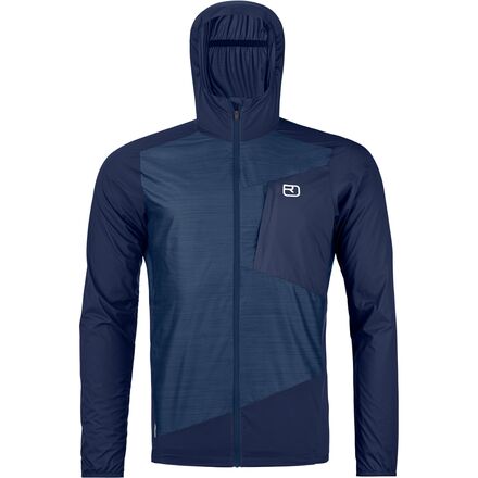Ortovox - Trace Windbreaker Jacket - Men's - Blue Nunatak