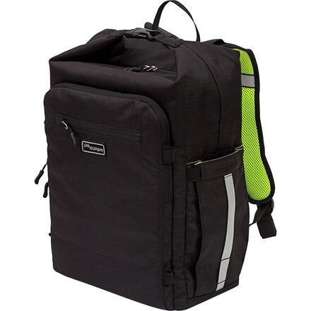 Po Campo - Bedford Backpack Pannier - Black Ripstop