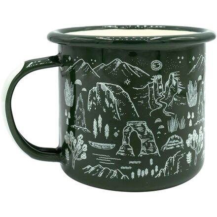 National Parks Iconic Enamel Mug-RETAIL