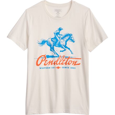 Pendleton - Racehorse T-Shirt - Men's - Vintage White/Blue