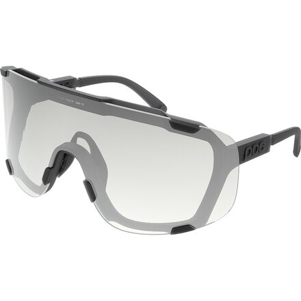 POC - Devour Photochromic Sunglasses - Translucent Black/Clarity Photochromic/Changeable Grey