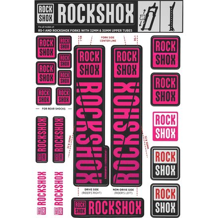 Decal Kit - 30/32mm