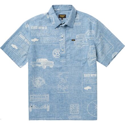 Seager Co. - Schooner 3/4 Button-Up Shirt - Men's - Blue