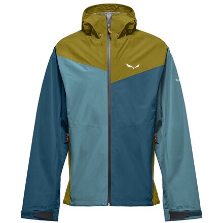 Salewa - Puez 2.5L PTX Jacket - Men's - Olive Oil/Multi