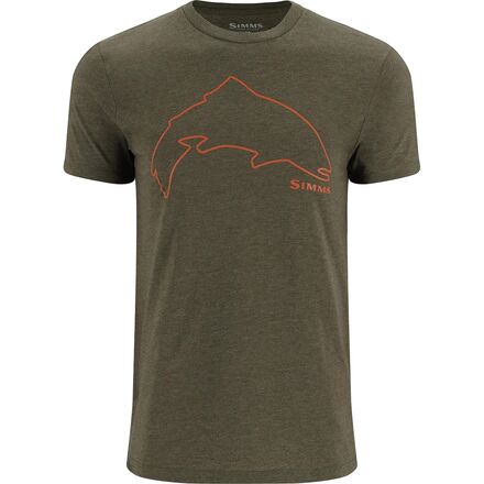 Trout Outline T-Shirt - Men's