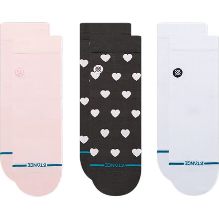 Hearts Lowrider Sock - 3-Pack