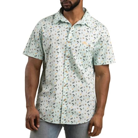 Sendero Provisions Co. - City Slicker Button Up Short-Sleeve Shirt - Men's - Oasis/Blue