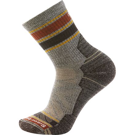 Performance Hike Light Cushion Striped Mid Crew Sock