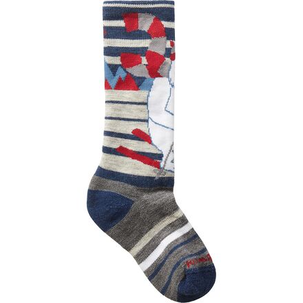 Wintersport Full Cushion Yeti Pattern OTC Sock - Kids'