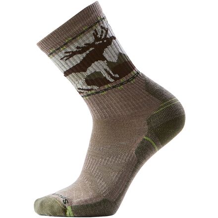 Hike Light Cushion Mountain Moose Crew Sock - Men's