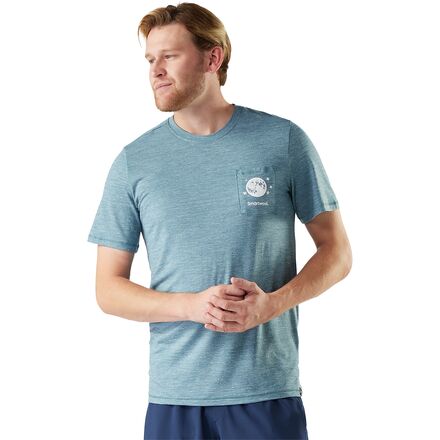 Merino Hemp Blend Bear Peaks Short-Sleeve T-Shirt - Men's