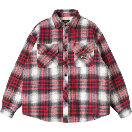Quilted Plaid Overshirt - Men's