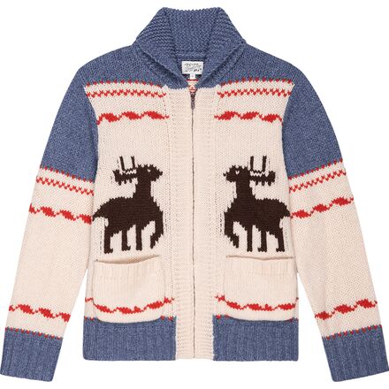 The Shawl Collar Full Zip Sweater - Women's