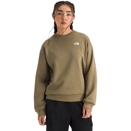 Evolution Embroidered Oversized Crew Sweatshirt - Women's