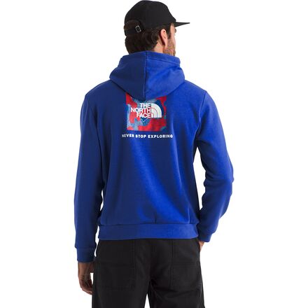 Red White & Blue Regular Hoodie - Men's