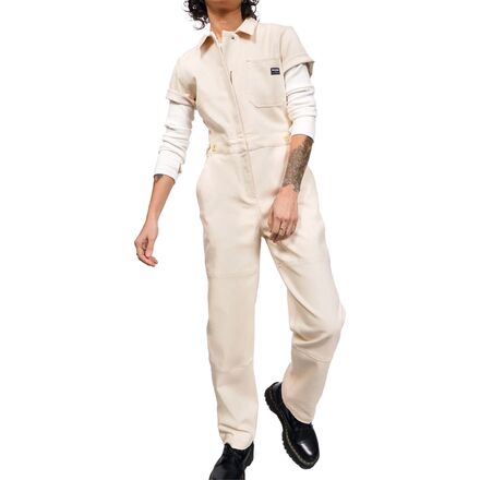 The Essential Short-Sleeve Denim High Waisted Coverall