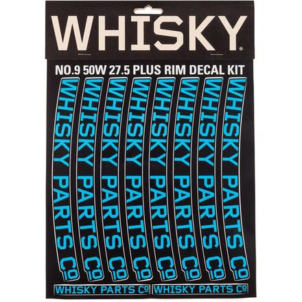 Whisky Parts Co. - 50W Rim Decal Kit - 2-Pack - Cyan