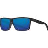 Matte Black Frame/Blue Mirror