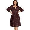 Carob Floral Print