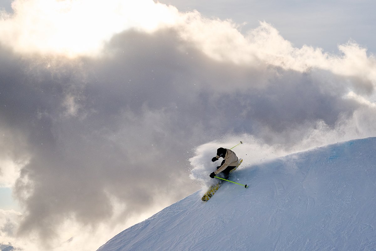 Skier on Piste